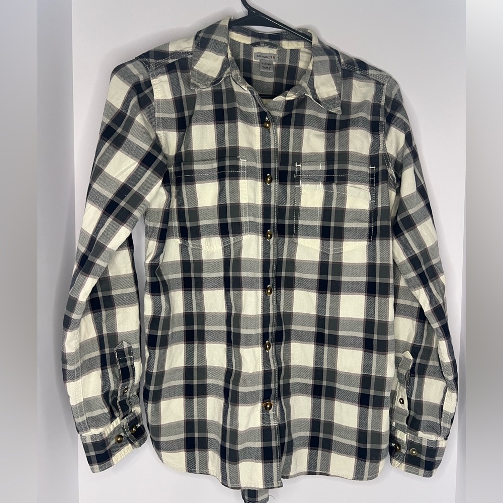 Carhartt women’s button down shirt size 4/6